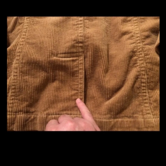 GAP Brown Corduroy Peacoat - Picture 7 of 8